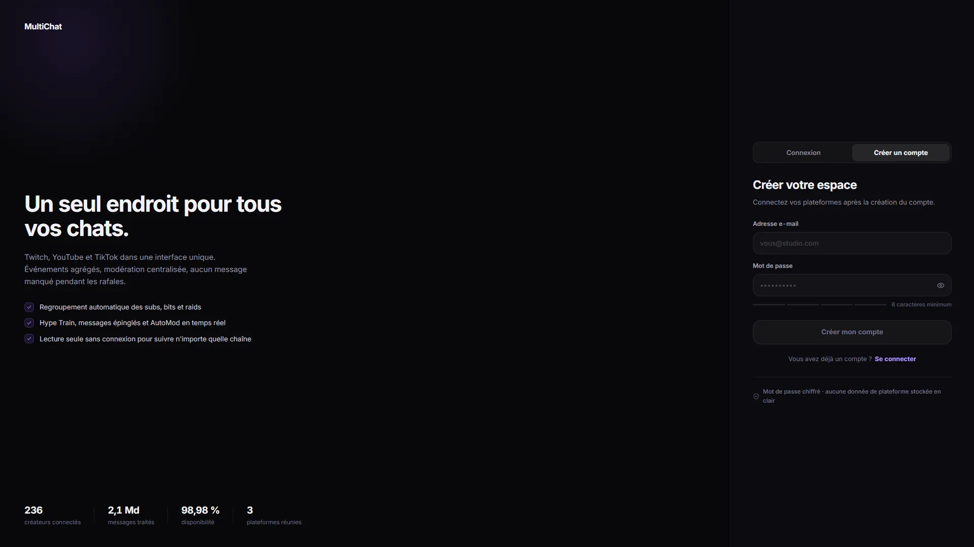 Multichat - Content de vous revoir